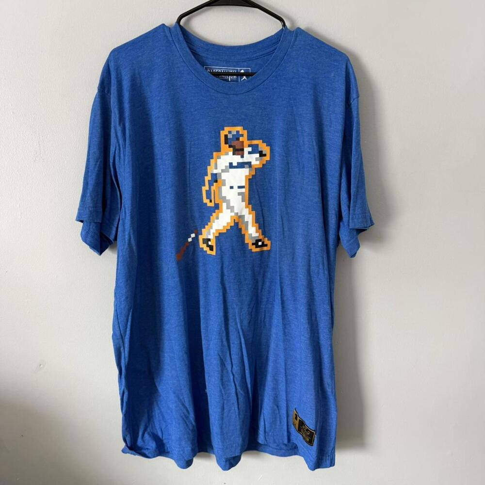 Blue Ken Griffey Jr. pixelated graphic tee 3XL #MLB #baseball